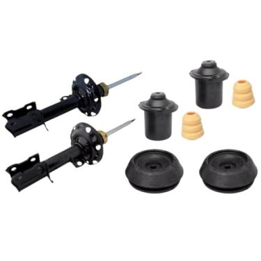 Imagem de PAR AMORTECEDOR DIANTEIRO COM KITS BATENTE COIFA E COXIM CORSA 2002 2003 2004 2005 A 2012