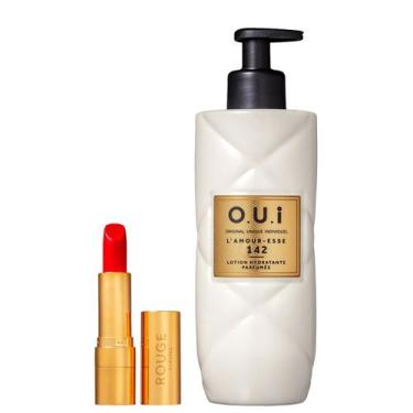Imagem de Kit O.U.i LAmour-Esse 142 & Rouge Luxe - Loção 400ml + Batom 3,5g