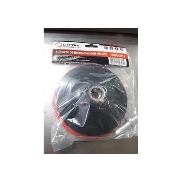 Imagem de Disco 125mm Borracha Autocolante C/ adaptador P/ Furadeira - Ctpohr