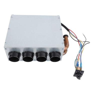 Imagem de Aquecedor de Underdash de 12V-Desenvolvimento Automotivo de Aquecimento Rápido Com 4 Respiradouros e Interruptor de 3 Velocidades para Carros, Caminhões e RVs