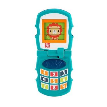 Imagem de Fisher-Price, Brinquedo Celular dos Animais com Toques e Sons para Bebês, Mattel
