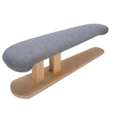 Imagem de Tábua de passar roupa de mesa, mesa de passar roupa multifuncional, base de madeira estabilizada, mini tábua de passar roupa compacta e antiderrapante
