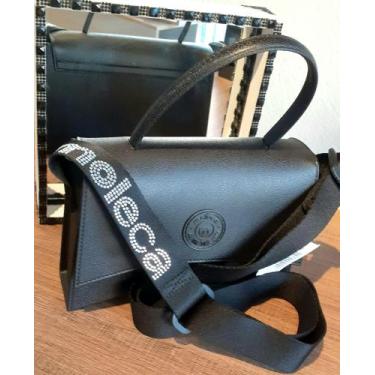 Imagem de Bolsa Feminina Moleca Meia Lua Casual Transversal Preta - 835 - Mobell