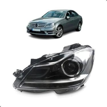 Imagem de Farol c180 2012 a 2015 com xenon - SP ACESSÓRIOS, Esquerdo
