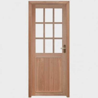 Imagem de Porta de Madeira 213x94cm sem Vidro com Batente 9,4cm ewk P21 M30 Rondosul