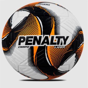 Imagem de Bola De Futebol De Campo N4 Penalty Lider XXV, 4, Laranja, Preto