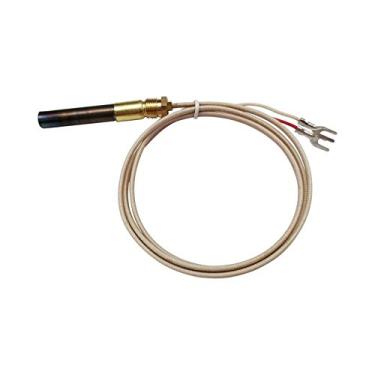 Imagem de FKJLUN Queimador de escudo de aquecedor de pátio 91,4 cm peças de reposição para lareira a gás de alta temperatura 750 minivolt termogerador termopilha 5 peças/lote peça de reposição para aquecedores