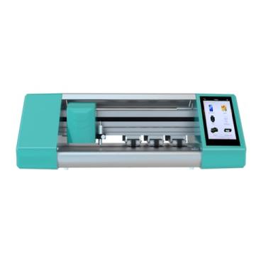 Imagem de Máquina de cortar protetores de ecrã, cortador de película de hidrogel totalmente automático, ecrã táctil HD, posicionamento preciso, função de prensagem de papel, 16 idiomas, para bri