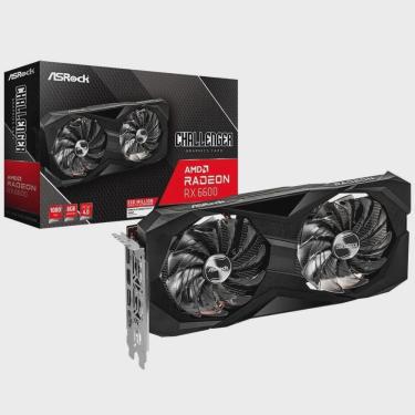 Imagem de Placa de video asrock amd radeon rx 6600 challenger 8GB GDDR6 128 bits - 90-GA2RZZ-00UANF