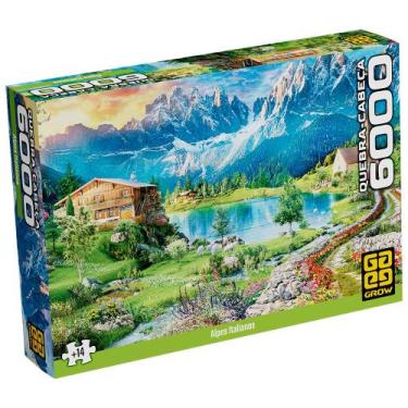 Imagem de Quebra-cabeça 6000 peças Alpes Italianos - Grow