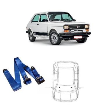 Imagem de Cinto de Segurança estático de 3 pontos dianteiro Fiat 147 - Dialp, Az