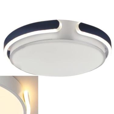 Imagem de Luminaria Plafon 3 em 1 LED Iluminaçao Minimalista Casa Quarto Sala de