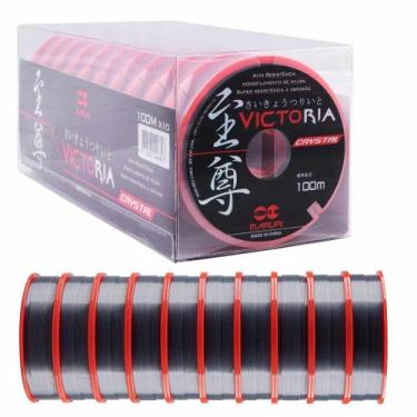 Imagem de Linha de Pesca Nylon Victoria Cinza 1000m 0,20mm 5,5lbs - Maruri