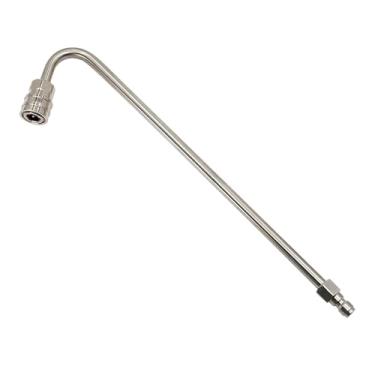 Imagem de Ｂｅｓｇａ Conector de haste de calha para lavadora de alta pressão, acessórios de substituição, extensão, haste de limpeza para pátio, quintal, lavagem de, 340mm U Shaped
