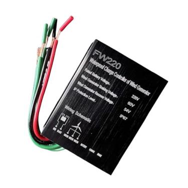 Imagem de 24V,Controlador de carga MPPT 10A-40A, regulador de turbina eólica de 12V 24V 48V para o carregador de bateria do moinho de vento de turbina eólica (6000W-14000W, preto)