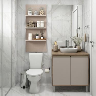 Imagem de Gabinete Para Banheiro E Prateleira Suprema Com Graff