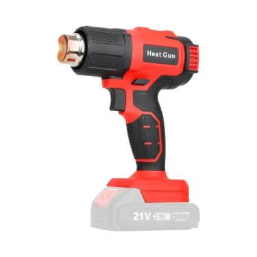 Imagem de Pistola De Calor Portátil Sem Fio 21V Com Temperatura Ajustável Recarr