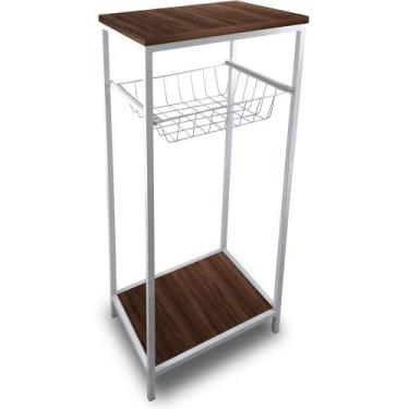 Imagem de Suporte para Bebedouro Galão de Água Vancouver Branco - Genus Móveis