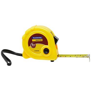 Imagem de Tramontina 43156305, Trena com Fita de Aço Capacidade 5M, Amarelo