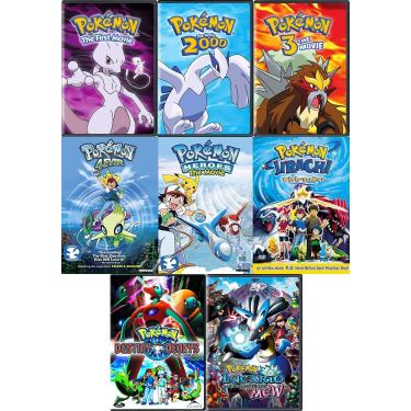 Imagem de generic Pokémon: Coleção Dos 8 Primeiros Filmes Originais Em Dvd (Lucario E O Mistério De Mew / Heróis Do Destino, Deoxys Mais)
