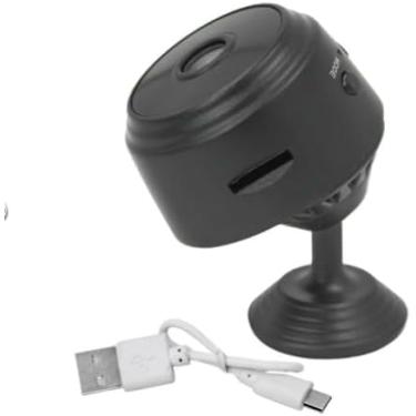 Imagem de Mini Câmera Espiã Wi-Fi A9 com Visão Noturna HD 1080p, App Celular, Gravação em Tempo Real, Ímã Magnético, Segurança Residencial e Monitoramento Discreto