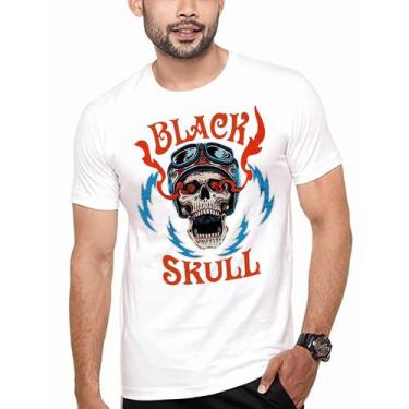 Imagem de Camiseta motor oil branca - BLACK SKULL, Branco, N/A, G, N/A