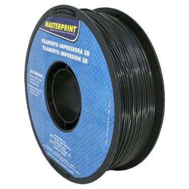 Imagem de Filamento 3d - abs premium preto rolo 1kg (1.75mm) - Masterprint