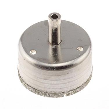 Imagem de JINGLING — Serra de furadeira com ferramenta revestida com diamante para azulejo de vidro, cerâmica, mármore, cor prata, BLZ0057, Prata, 57mm