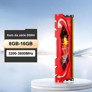 Imagem de Memória RAM DDR4 Jazer - 8GB, 16GB e 32GB (3200MHz e 3600MHz), DDR4 8G