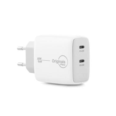 Imagem de Carregador USB-C GaN, 65W, 2 Entradas, Linha Sampa, Originais iPlace