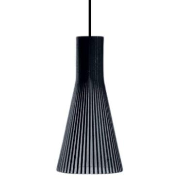 Imagem de Luminária Teto Tipo Pendente Funil Mdf - Completa Cor: Preta