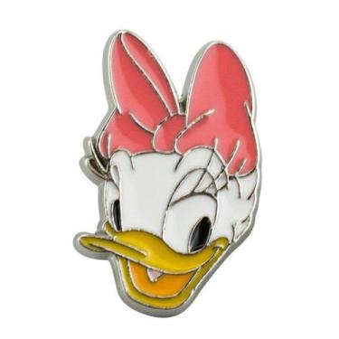 Imagem de Broche Metal Rosto Margarida Pata Daisy 2.8x2cm - Disney