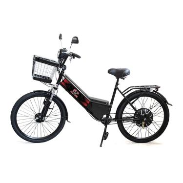 Imagem de Bicicleta Elétrica - Aro 24 - New Street 800w - Preta - Plug and Move