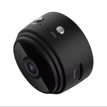 Imagem de Mini Câmera Espiã A9 Full HD 150° com Wi-Fi. Compacta e Discreta, Grava em Cartão SD e Transmite ao Vivo pelo Celular. Ideal para Monitoramento Seguro em Casa, Carro, Escritório e como Babá Eletrônica
