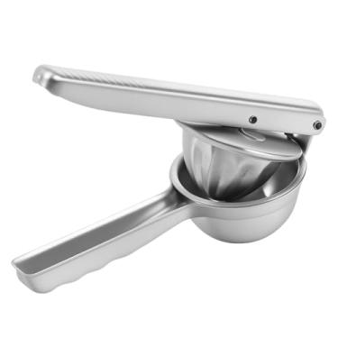 Imagem de Espremedor De Citrinos Em Aço Inoxidável,Prensa De Frutas - Extrator Manual Portátil Para Sumos E Cocktails De Romã Lima Laranja