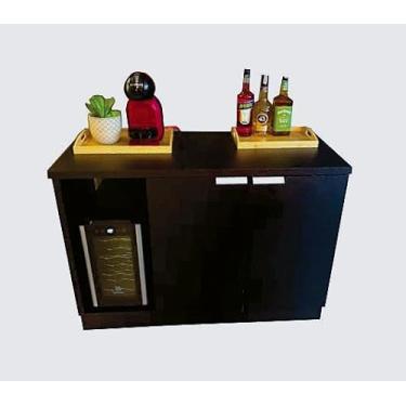 Imagem de Bar Bancada Balcão Para Embutir Adega E Vinhos