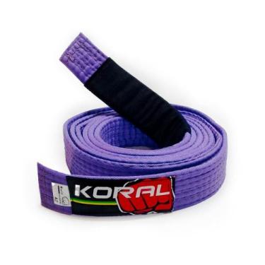 Imagem de Faixa Jiu-Jitsu Roxa Adulto Koral, A0