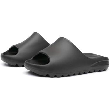 Imagem de Chinelo Nuvem Original Slide com Frete Rápido - Confortável – EVA Super Macio e Leve (Preto, BR, Adulto, Faixa Numérico, 35, 36)