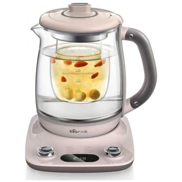 Imagem de Chaleira Elétrica Bear 1,8 Litros com Infusor para Chá e Desligamento Automático 110V Rosa