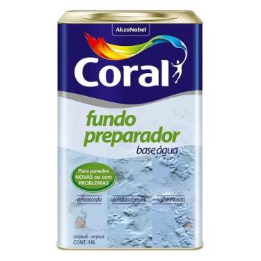 Imagem de Fundo Preparador para Parede Incolor 18l - Coral