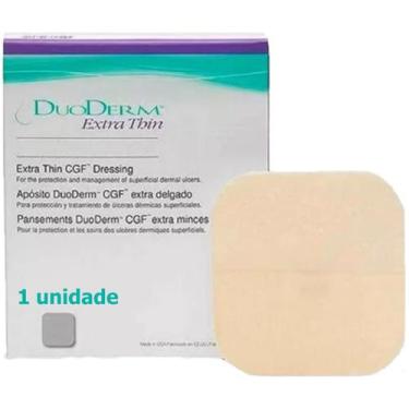 Imagem de Curativo Hidrocolóide DuoDerm Extra Fino Convatec - 10cm x 10cm - unid