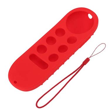 Imagem de Grcfumo Capa de controle remoto, streamer de TV 4K, controle de protetor de proteção remota Caso de silicone para com TV Remote Controller (Red Set)