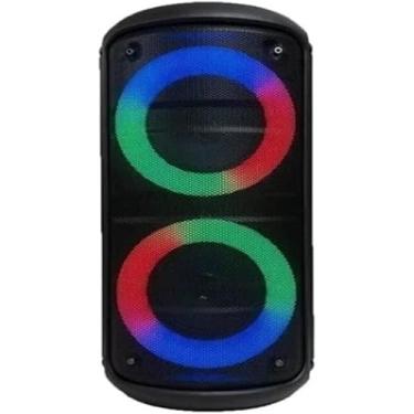 Imagem de Caixa de Som Bluetooth Potente com LED Som Envolvente e Design Moderno