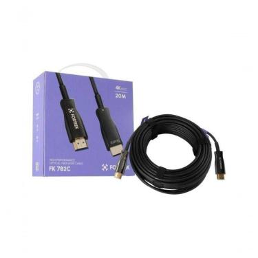 Imagem de Cabo Hdmi Fibra óptica 4k Fk 782c 20m Fortrek