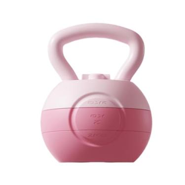 Imagem de rockible Kettlebell com água, Kettlebell autopreenchível, treinamento, versátil, equipamento de fitness, ferramenta de treinamento de glúteos para levantar, Rosa