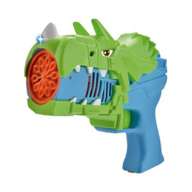 Imagem de DM Toys Lançador Mania Bolhas de Sabão Dinossauro Verde