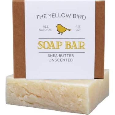 Imagem de The Yellow Bird Sabonete sem cheiro para pele sensível. Sabonete facial feito à mão sem fragrância e hipoalergênico. Ingredientes naturais, veganos e orgânicos.