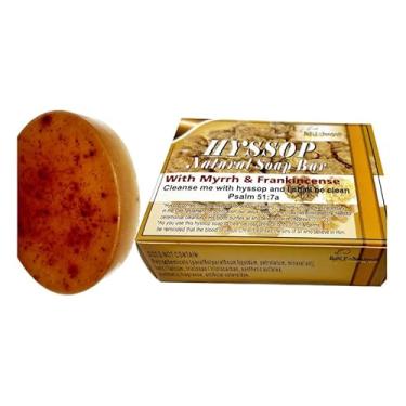 Imagem de BIBLE N Beautyoils Cleanse Me With Hyssop Sabonete Natural, Sabonete Herbal Infundido com Hissopo, Mirra e Frankincense Fragrance para uma experiência refrescante (Mirra e olíbano)