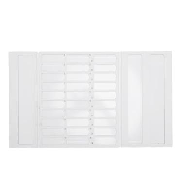 Imagem de AYNEFY Bandeja de Lâmina de Microscópio, 30 Slides Capacidade Organizador de Papelão Dobrável Bandejas de Deslizamento Empilhável Placa de Slides de Armazenamento de Deslizamento