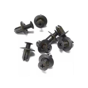 Imagem de Fixadores Presilha Parafuso Plástico Automotivo 50 Peças - Pen Tech